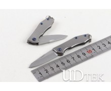 Mini Titanium handle folding knife with D2 blade UD405192 